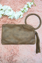 Load image into Gallery viewer, Faux Leather Bangle Clutch - 7 Colors
